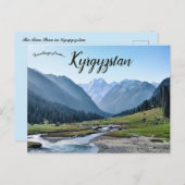Tian Shan in Kirgisistan Postkarte (Vorne/Hinten)