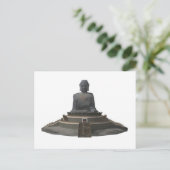 Tian Tan Buddha: Big Buddha: 3D-Modell: Postkarte (Stehend Vorderseite)
