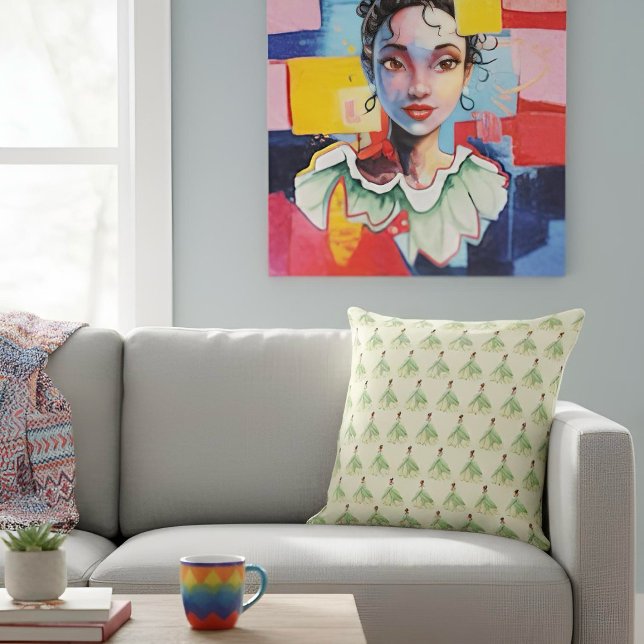 Tiana Throw Pillow Kissen (Von Creator hochgeladen)
