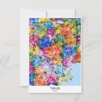 Tianjin China Karte