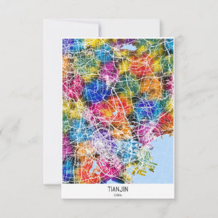 Tianjin China Karte