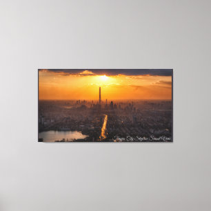Tianjin Sunset Leinwand Art