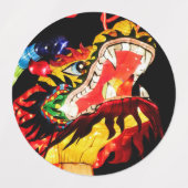 Tianlong-Drache Etiketten (Design 2)