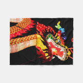 Tianlong-Drache Fleecedecke (Vorderseite (Horizontal))