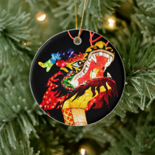 Tianlong-Drache Keramik Ornament