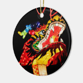 Tianlong-Drache Keramik Ornament (Links)