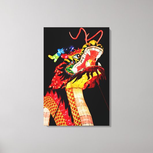 Tianlong-Drache Leinwanddruck (Vorderseite)