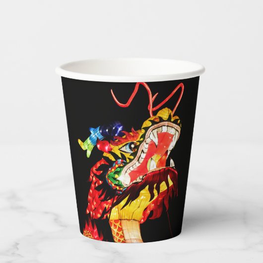 Tianlong-Drache Pappbecher (Vorderseite)
