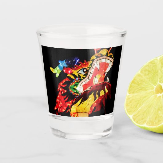 Tianlong-Drache Schnapsglas (Vorderseite)