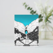 Tianmen Mountain Heaven's Gate CHINA Postkarte (Stehend Vorderseite)