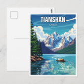 Tianshan Xinjiang China Postkarte (Vorne/Hinten)