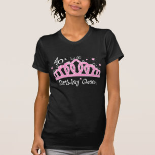 Tiara-40. Geburtstags-Königin DK T-Shirt