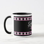 Tiara-50. Geburtstag Tasse (Links)