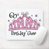 Tiara-60. Geburtstags-Königin LT Mousepad (Mit Mouse)