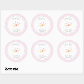 Tiara Little Princess Birthday Sticker (Blatt)