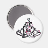 Tiara-Magnetmagnet Magnet (Vorderseite/Rückseite)
