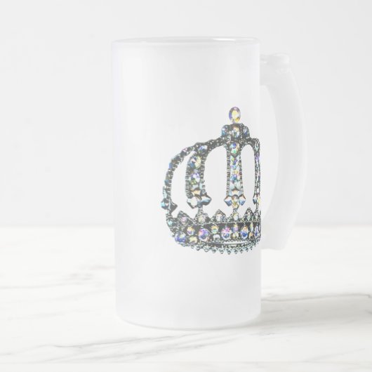 Tiara Mattglas Bierglas (VorderseiteRechts)