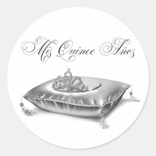 Tiara Princess Quinceanera Stickers