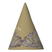 Tiara Print New Year Party Hat Partyhütchen (Rechts)