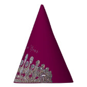 Tiara Print New Year Party Hat Partyhütchen (Rechts)