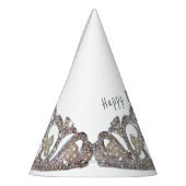 Tiara Print New Year Party Hat Partyhütchen (Links)