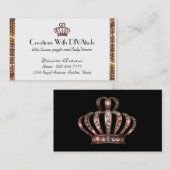 Tiara und Gemi Business Cards Visitenkarte (Vorne/Hinten)