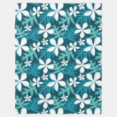 TIARE (AQUAMARIN) FLEECEDECKE (Vorderseite)