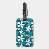 TIARE (AQUAMARIN) GEPÄCKANHÄNGER (Vorderseite vertikal)