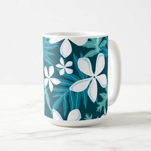 TIARE (AQUAMARIN) KAFFEETASSE (VorderseiteRechts)