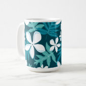 TIARE (AQUAMARIN) KAFFEETASSE (Vorderseite Links)