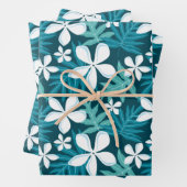 TIARE (AQUAMARINE) PAPIERSHEETS GESCHENKPAPIER SET (Beispiel)
