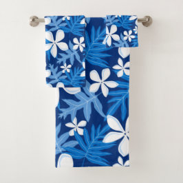TIARE (BLAU) BAD TOWEL SET
