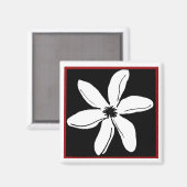Tiare-Blume-Magnet Magnet (Vorderseite/Rückseite)