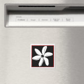 Tiare-Blume-Magnet Magnet (In Situ (Geschirrspüler))