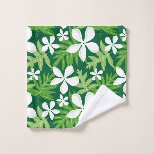 TIARE (GRÜNE) BAD TOWEL SET (Waschlappen)