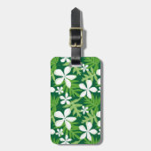 TIARE (GRÜNE) GEPÄCKANHÄNGER (Vorderseite vertikal)