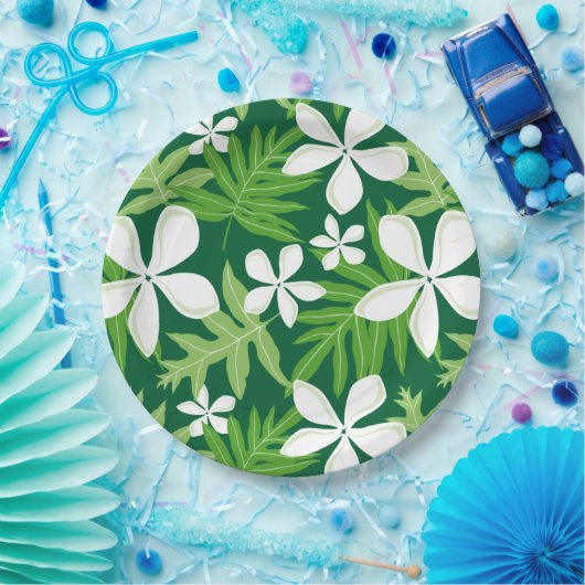 TIARE (GRÜNE) PAPPTELLER (Party)