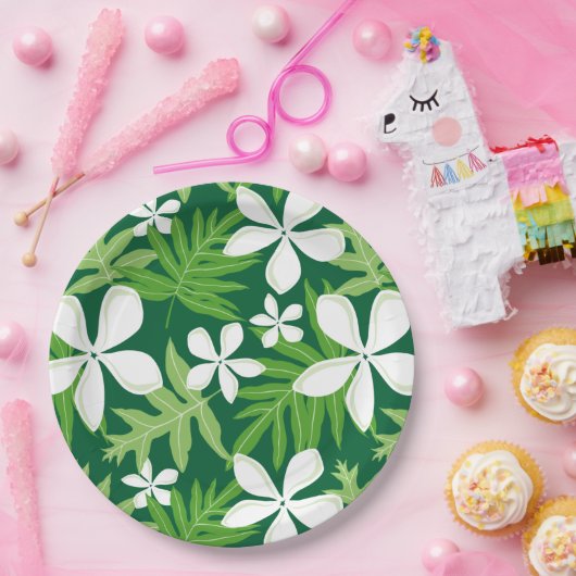 TIARE (GRÜNE) PAPPTELLER (Party)