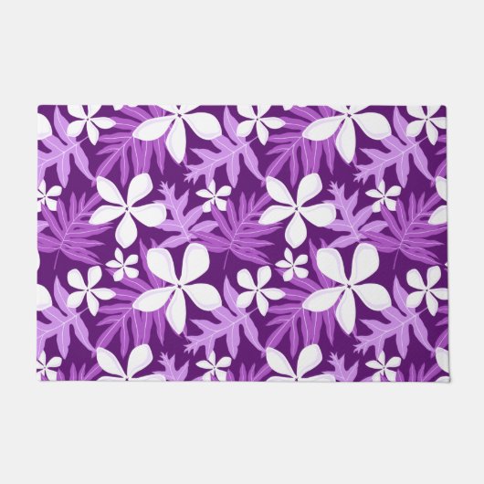 TIARE (LILA) FUßMATTE (Vorderseite)