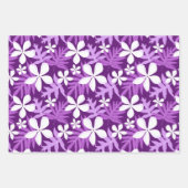 TIARE (LILA) GESCHENKPAPIER SET (Vorderseite 3)