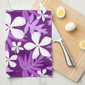 TIARE (LILA) GESCHIRRTUCH (Viertel Falte)