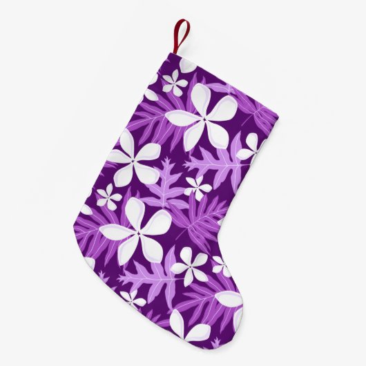 TIARE (LILA) KLEINER WEIHNACHTSSTRUMPF (Vorderansicht (hängend))