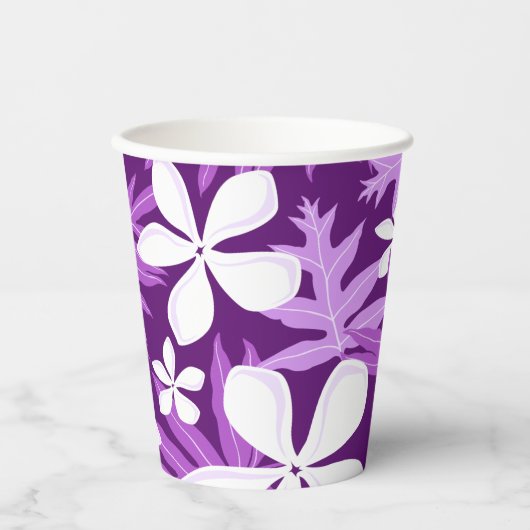 TIARE (LILA) PAPPBECHER (Vorderseite)