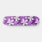 TIARE-MUSTER IN LILA SKATEBOARD (Horizontal)