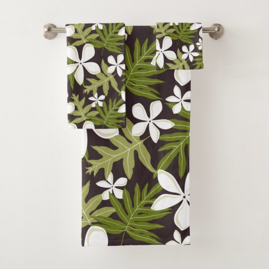 TIARE (OLIVE) BAD TOWEL SET (Insitu)