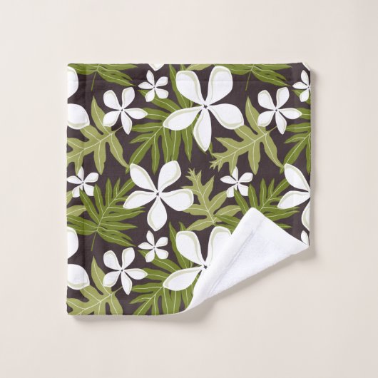 TIARE (OLIVE) BAD TOWEL SET (Waschlappen)