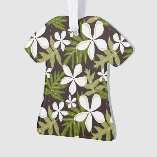 TIARE (OLIVE COMBO) Acrylschmuck Ornament (Vorderseite)