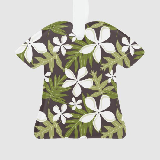 TIARE (OLIVE COMBO) Acrylschmuck Ornament (Vorderseite)