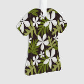 TIARE (OLIVE COMBO) Acrylschmuck Ornament (Vorderseite)