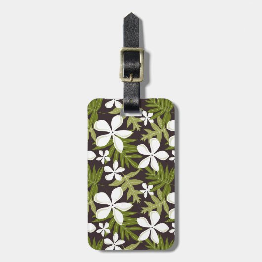 TIARE (OLIVENKAMPF) GEPÄCKANHÄNGER (Vorderseite vertikal)